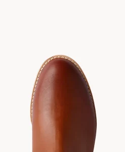 Ebony Leather Ankle Boot|Isabella Anselmi Discount