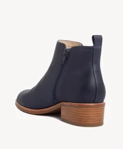 Ebony Leather Ankle Boot|Isabella Anselmi Clearance