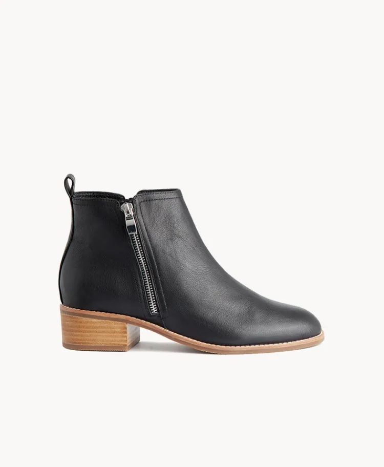 Ebony Wide Ankle Boot|Isabella Anselmi Fashion