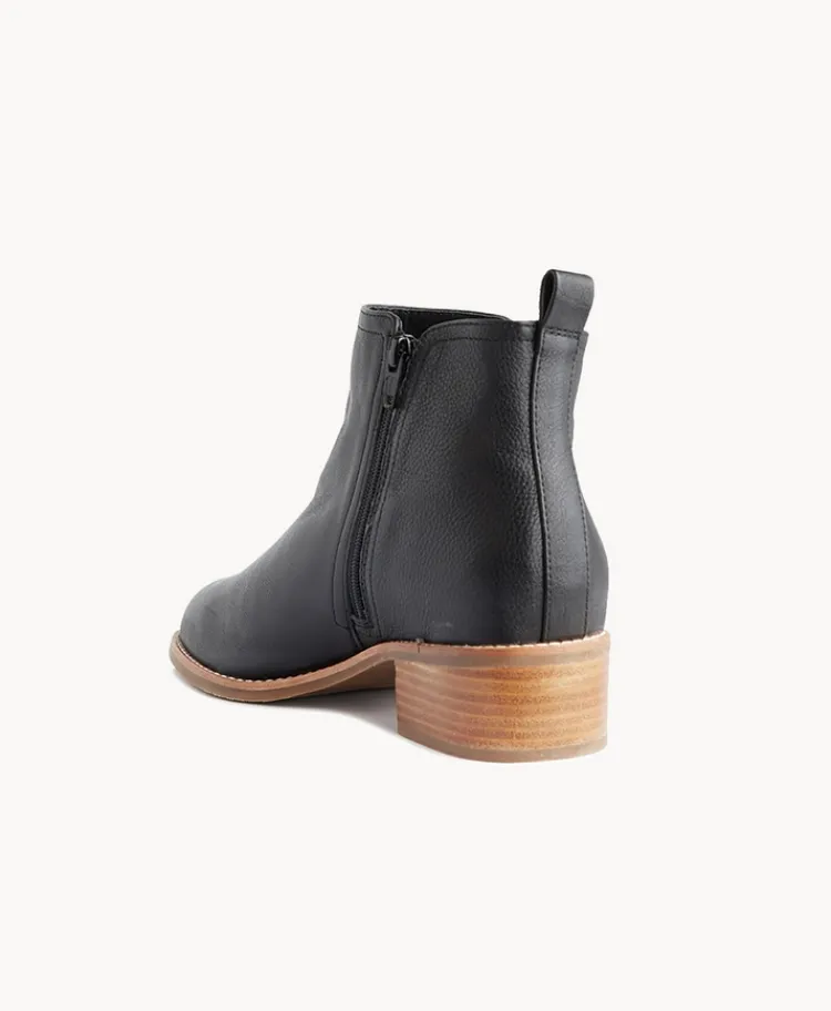 Ebony Wide Ankle Boot|Isabella Anselmi Fashion
