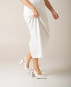 Meringue Slingback Heel|Isabella Anselmi Bridal & Event Sale