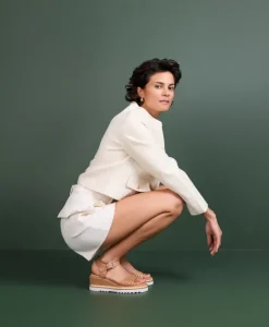 Rachel Perf Wedge Sandal|Isabella Anselmi Hot